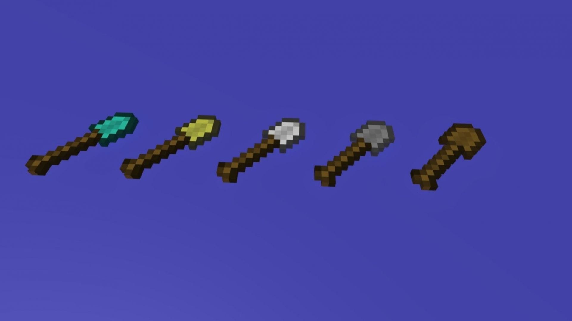 Ranking all types of tools in Minecraft