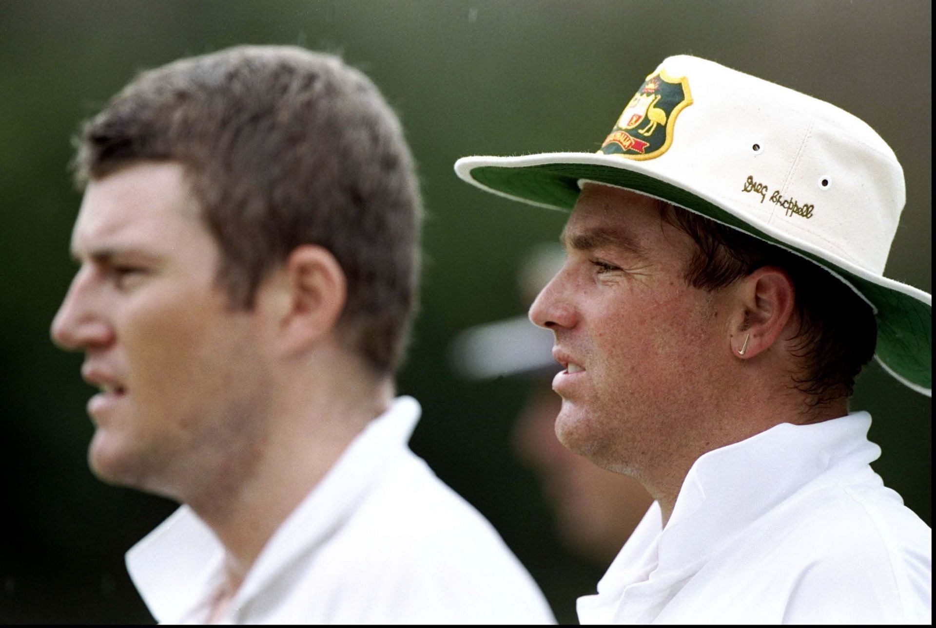 Stuart MacGill&rsquo;s international career suffered as it coincided with the Shane Warne era. Here, the two are seen together during the 5th Ashes Test at the SCG in 1999. Pic: Getty Images