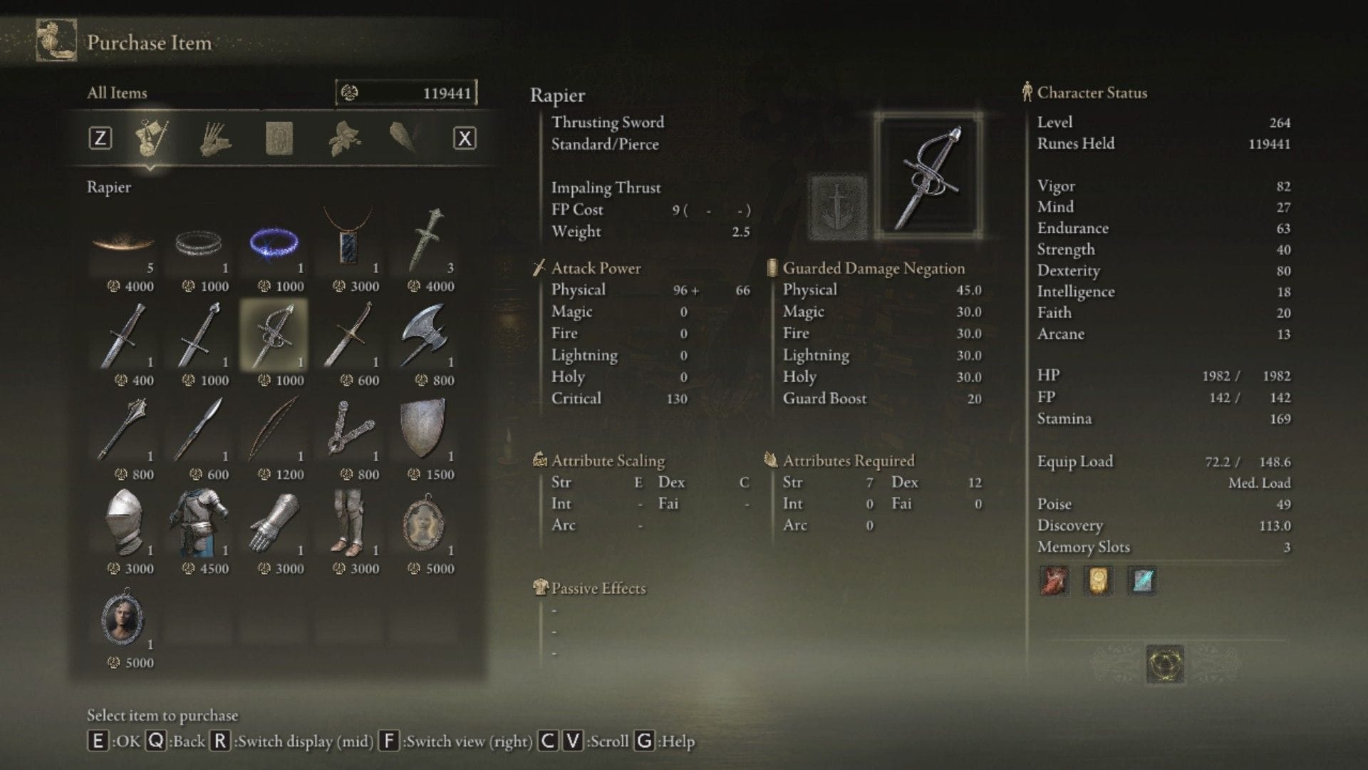 Top 5 Thrusting Swords in Elden Ring and where to find them