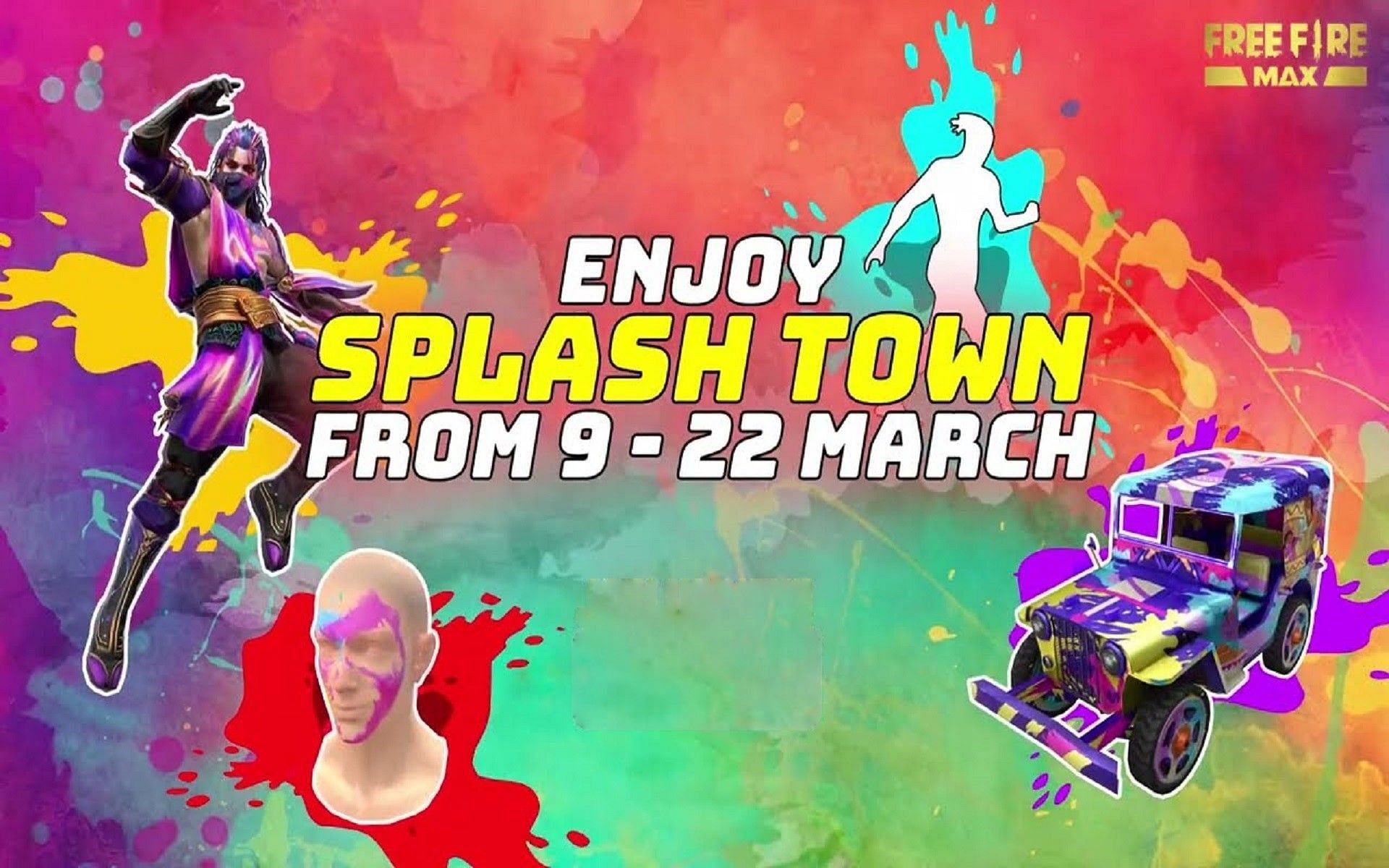 There are several rewards present as part of the Holi events (Image via Garena)