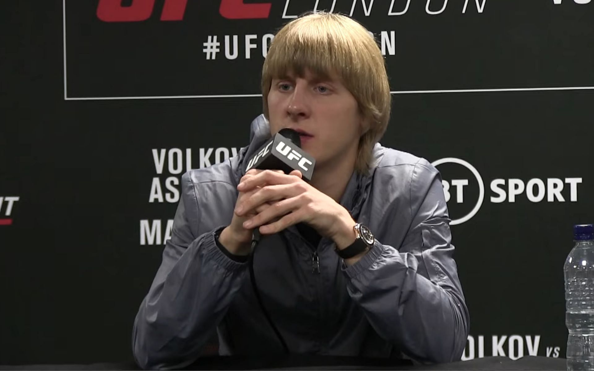 Paddy Pimblett at the pre-fight conference of UFC fight Night 204 (Image via. Yooututbe/MMAJunkie