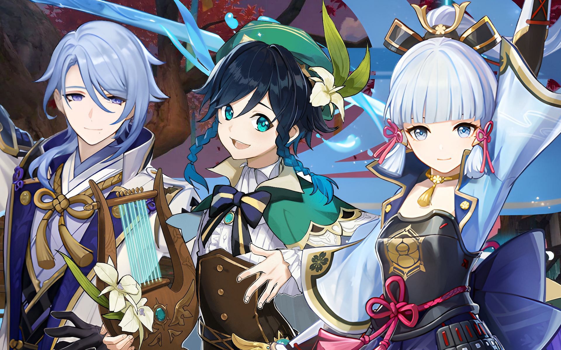 All three characters will summonable in the 2.6 update (Image via miHoYo)