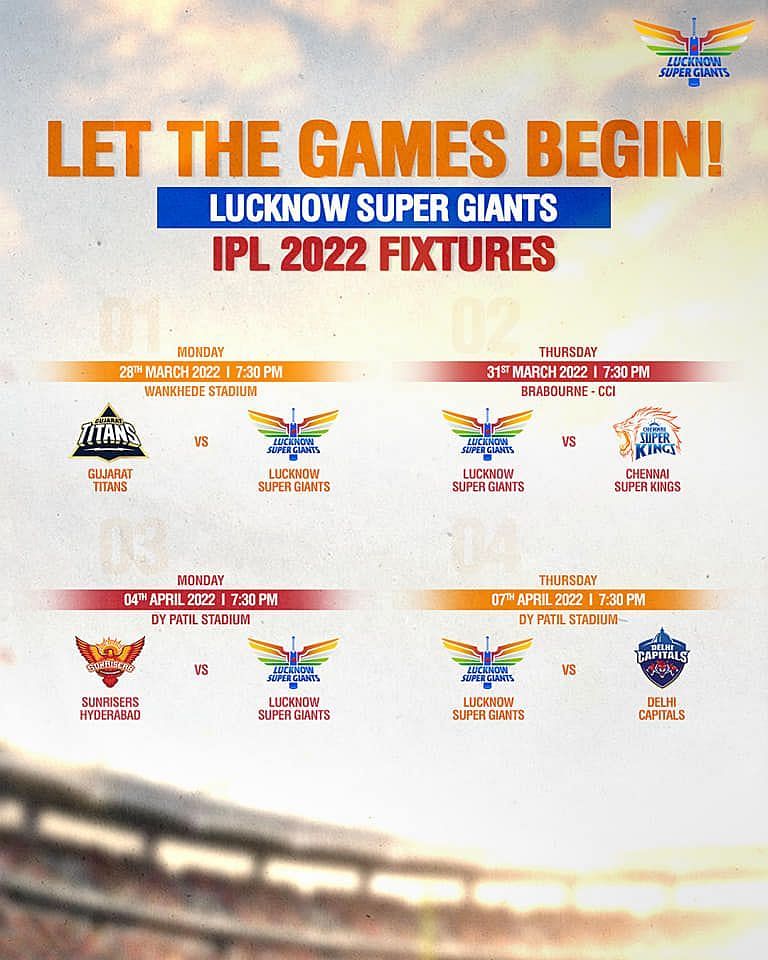 IPL Match Schedule 2022 & Time Table