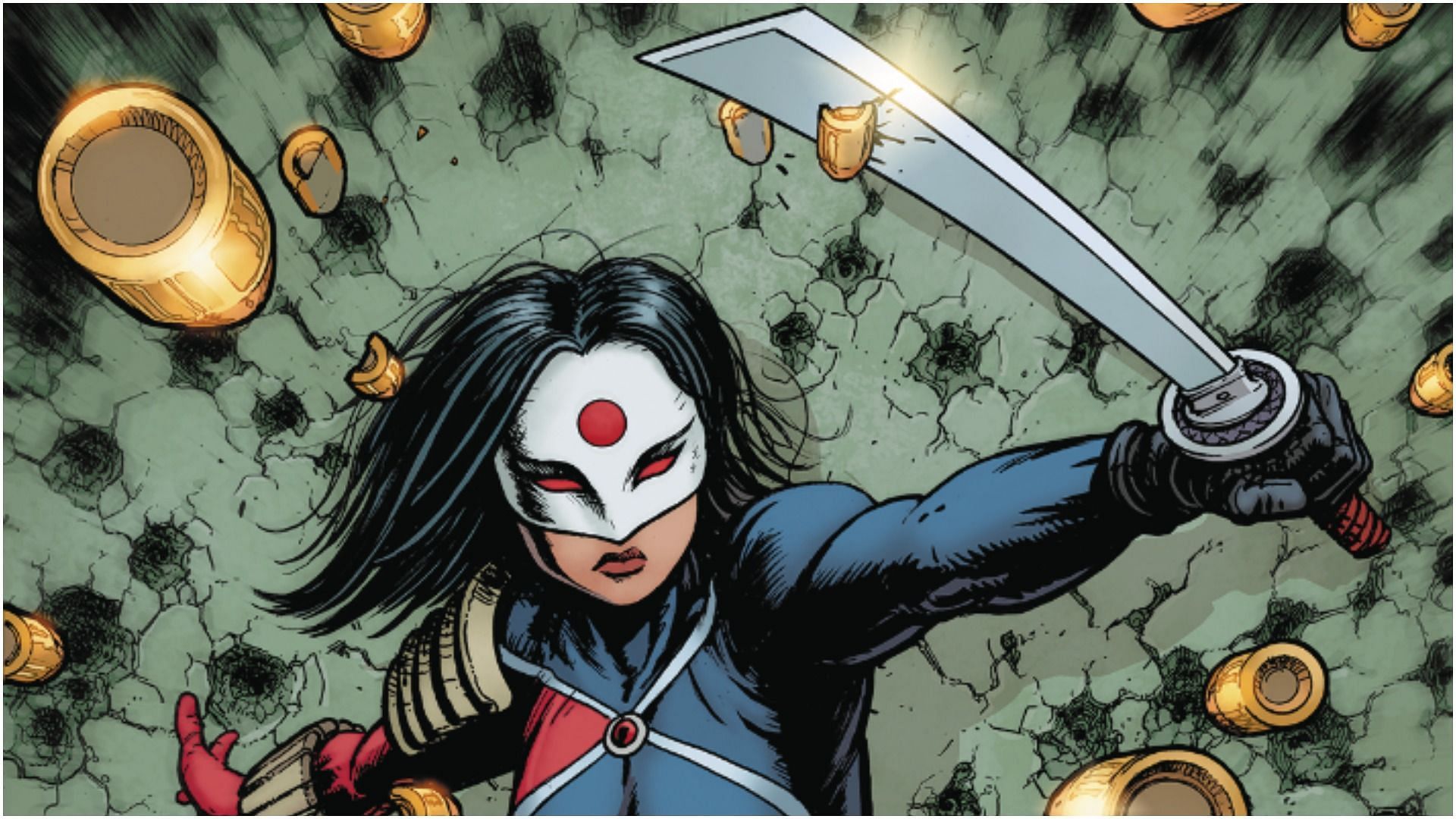 Katana is highly skilled with the sword (Image via DC)