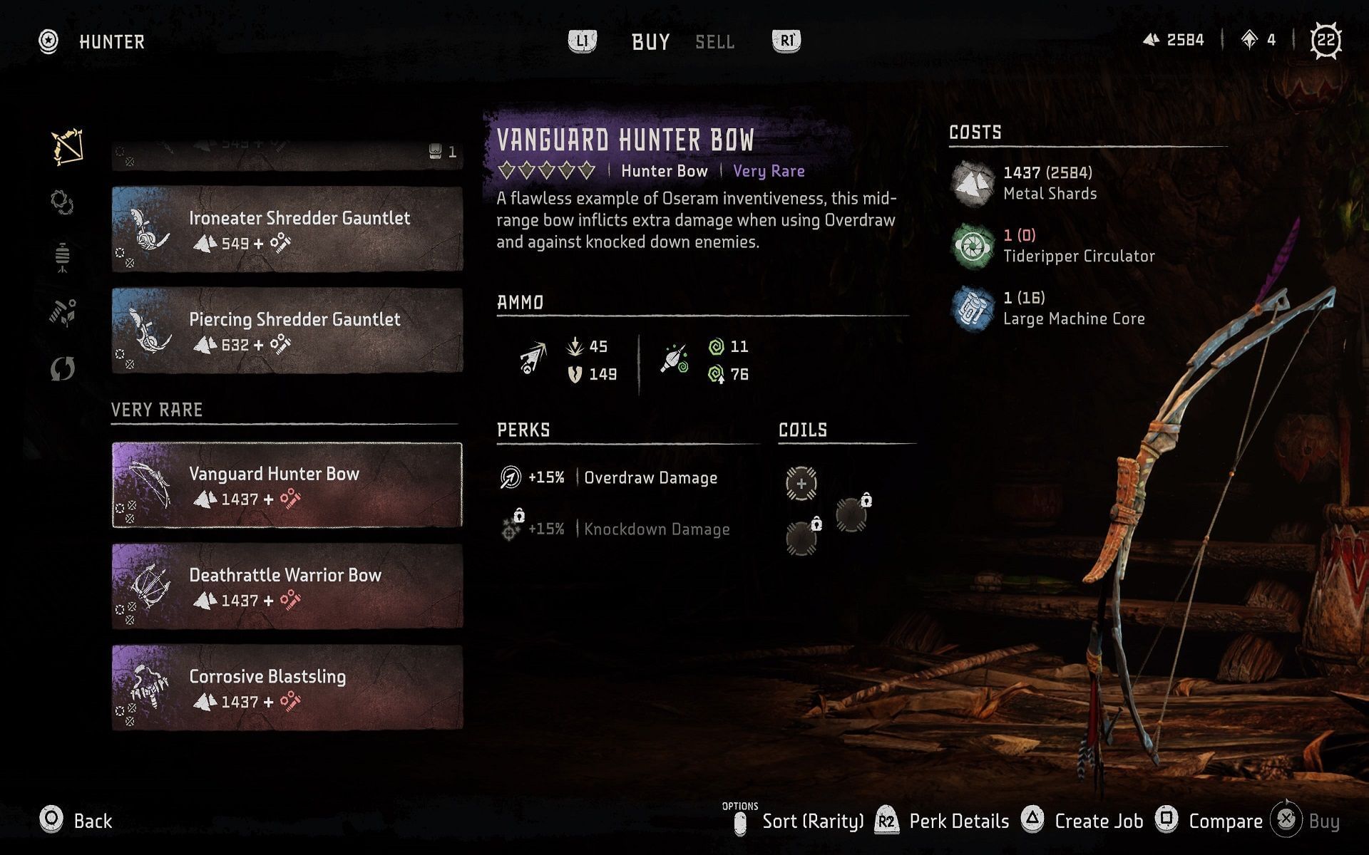 How to get Vanguard Hunter bow in Horizon Forbidden West