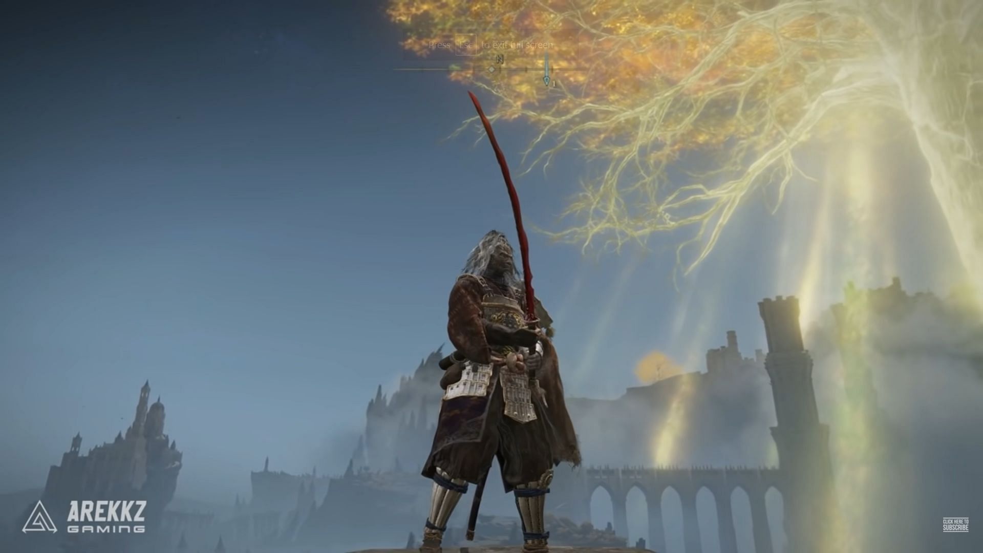 Rivers of Blood is currently the strongest PVP weapon in Elden Ring (Image via Arekkz Gaming/Youtube)