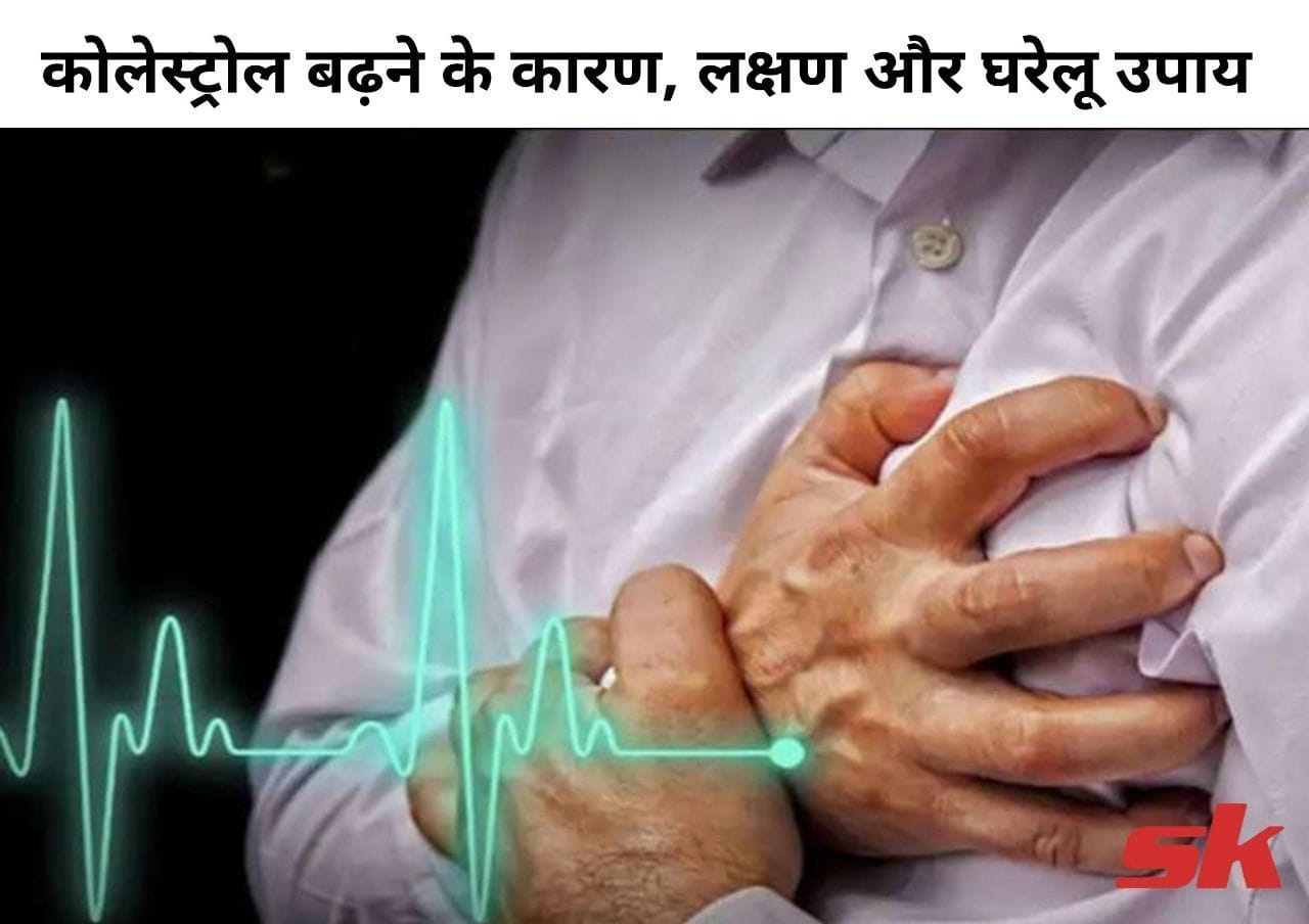 कोलेस्ट्रोल बढ़ने के कारण, लक्षण और घरेलू उपाय Cholesterol Badhne Ke