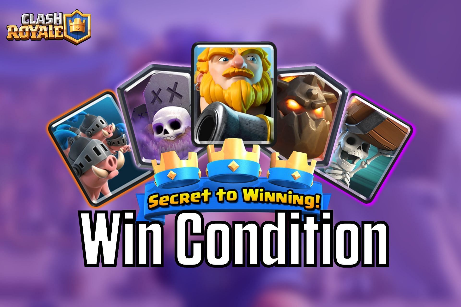 What is a win condition in Clash Royale?