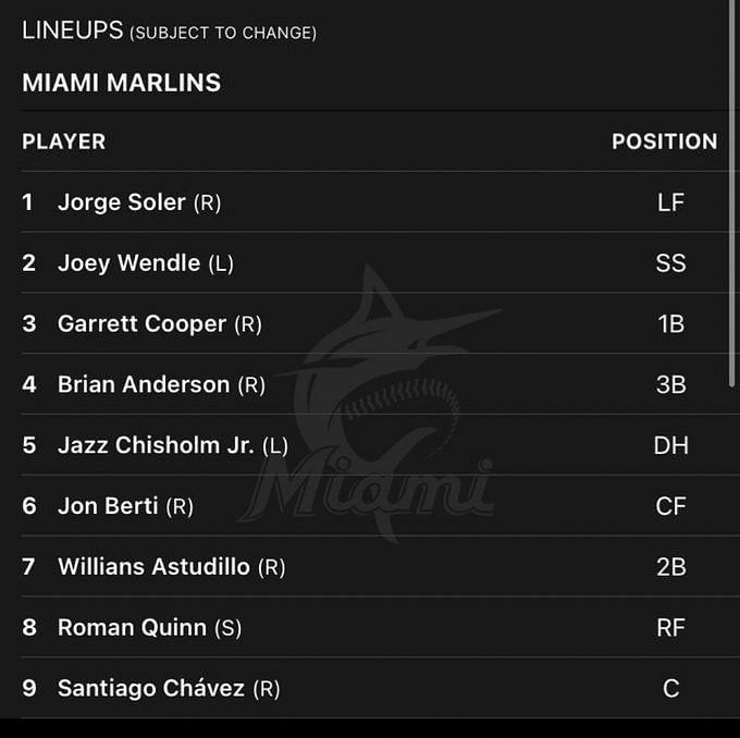 Miami Marlins vs San Francisco Giants Opening Day Lineup predictions