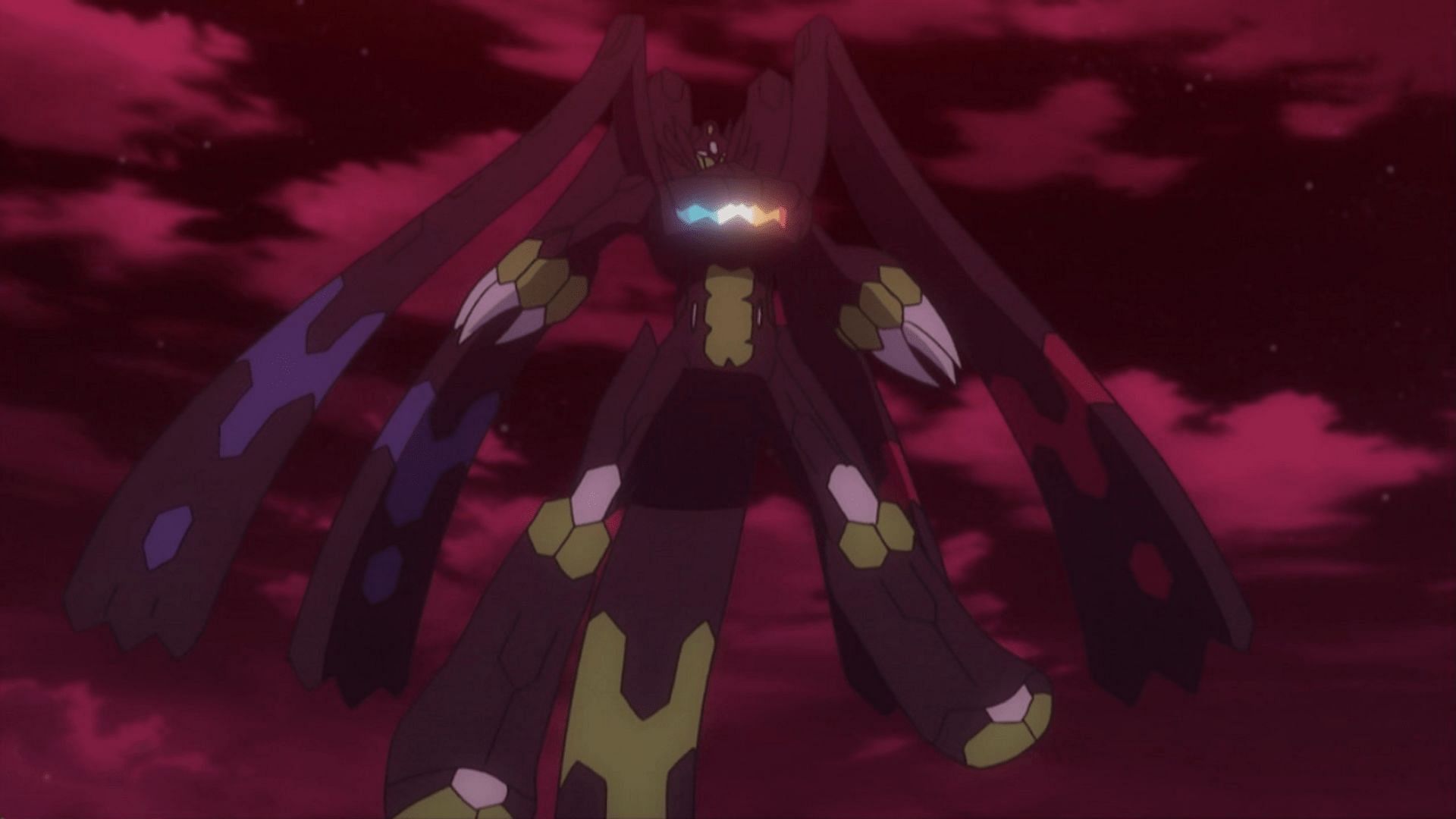 Zygarde&#039;s Complete Form as it appears in the anime (Image via The Pokemon Company)