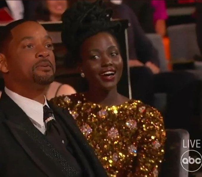 Will Smith and Chris Rock Oscars 2022 Lupita Nyong'O, Nicole Kidman
