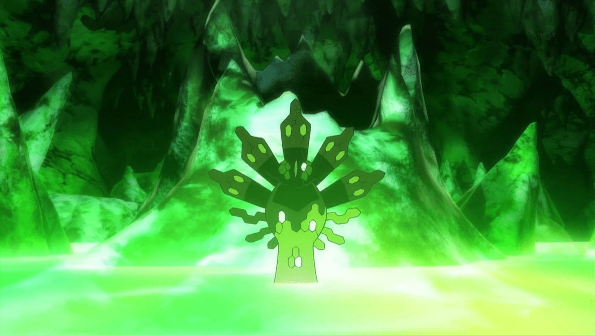 Zygarde&#039;s 50% Form as it appears in the anime (Image via The Pokemon Company)