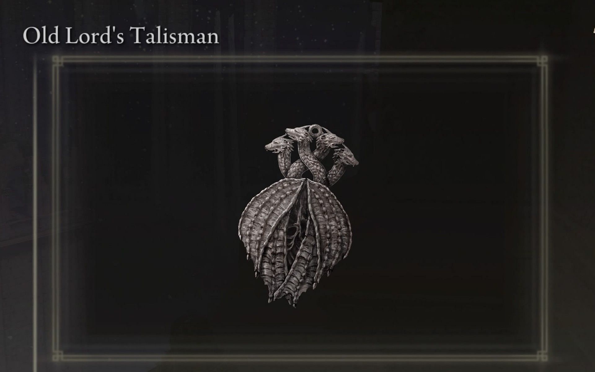 Where to get the Old Lord's Talisman in Elden Ring