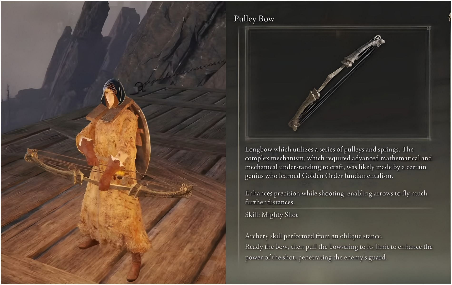 How to equip bow in elden ring