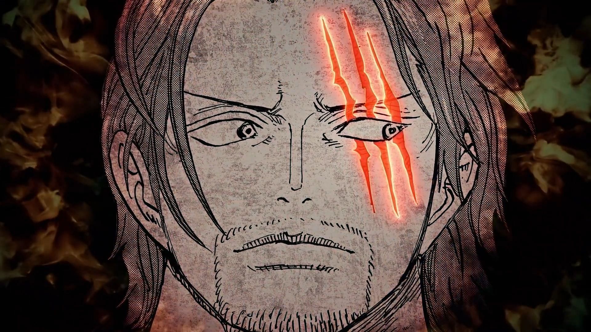 Shanks as seen in the Film Red teaser trailer (Image via Toei Animation)