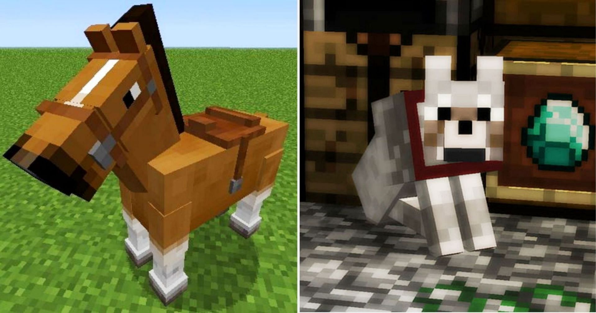 There are many different mobs that can be tamed to a player&#039;s benefit (Image via Mojang)