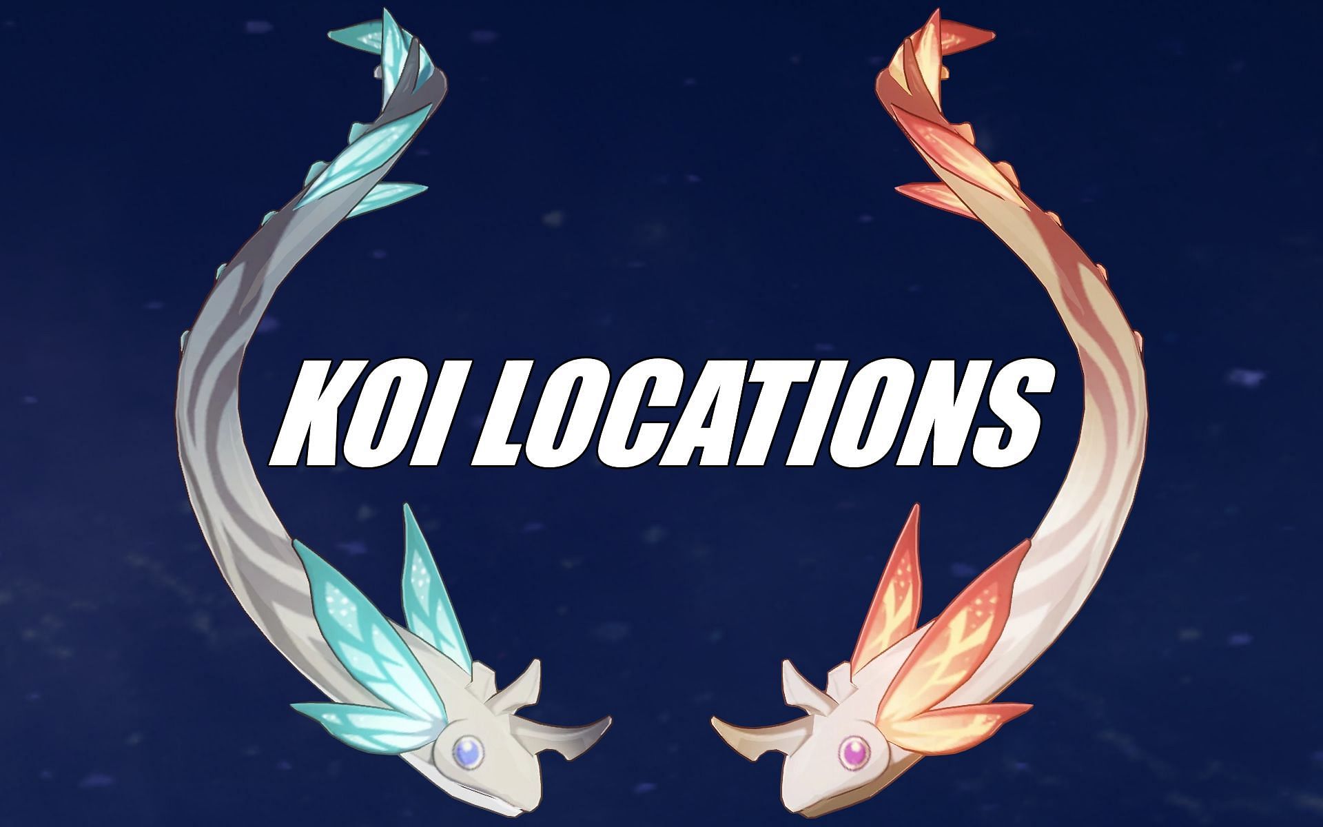 All Koi Locations In Genshin Impact March