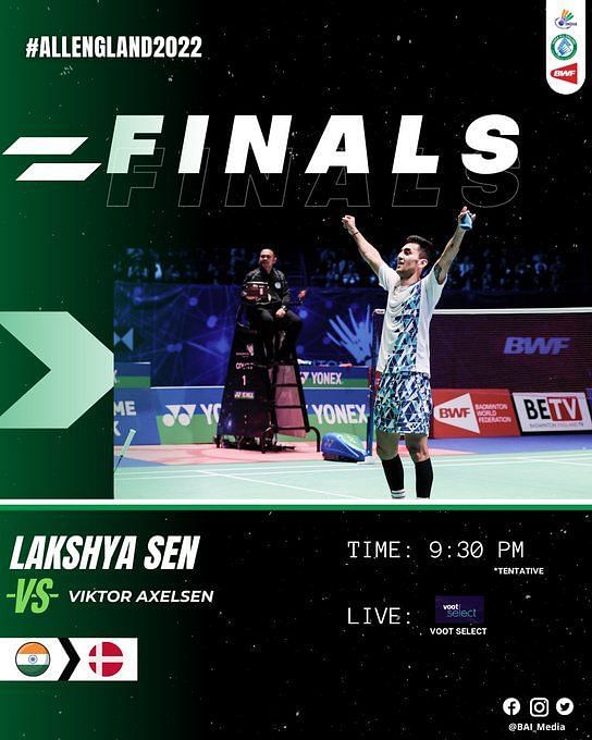 All England Open 2022 Final, Lakshya Sen Vs Viktor Axelsen: Where To ...