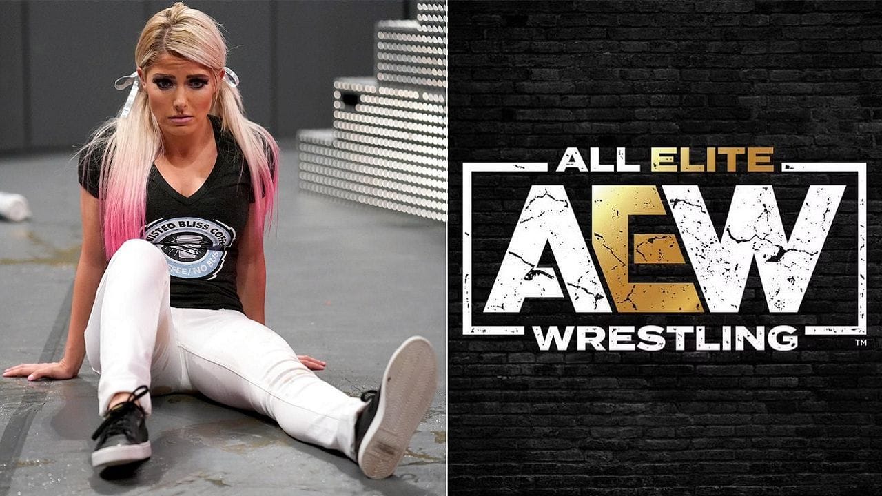 Alexa Bliss seemingly reacts to an AEW star using her finisher