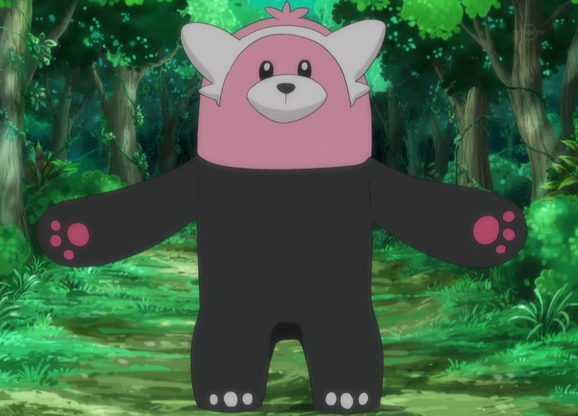 Stufful will evolve into Bewear with 400 Candy (Image via The Pokemon Company)