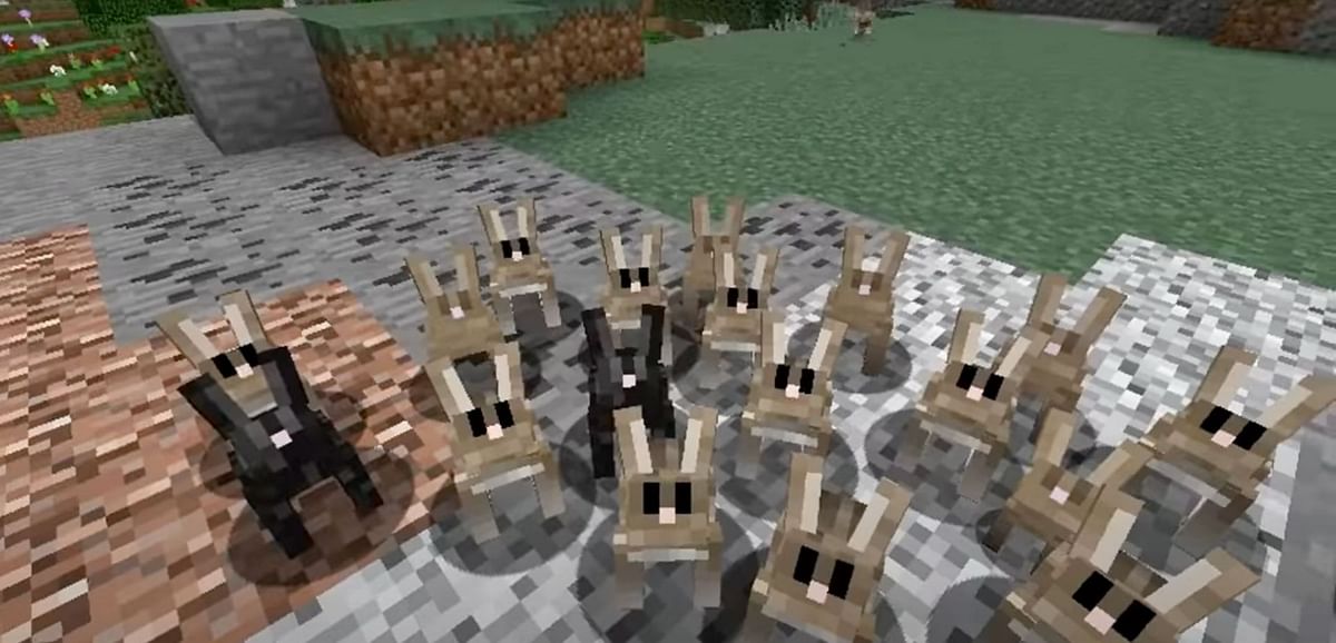 What do rabbits eat in Minecraft: Everything you need to know