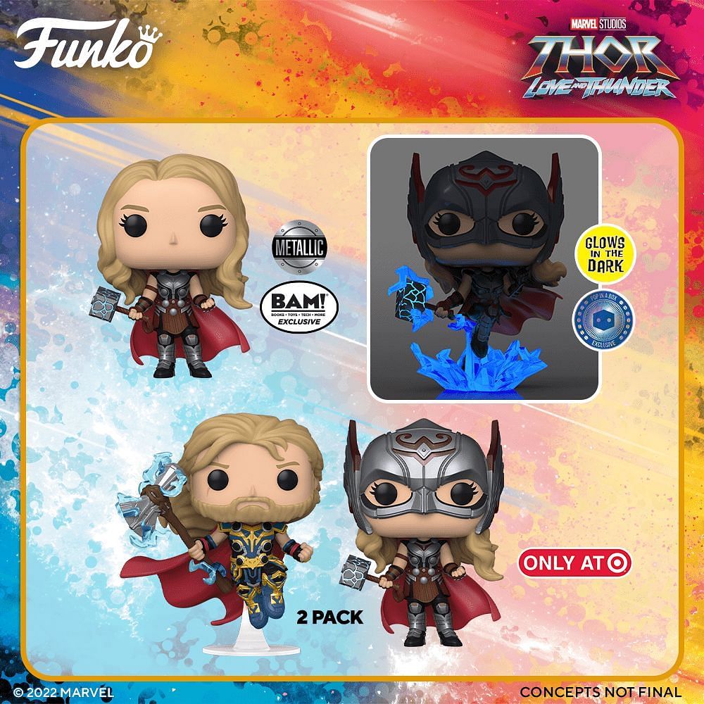 Exclusive figures and packs of the collection (Image via Funko)