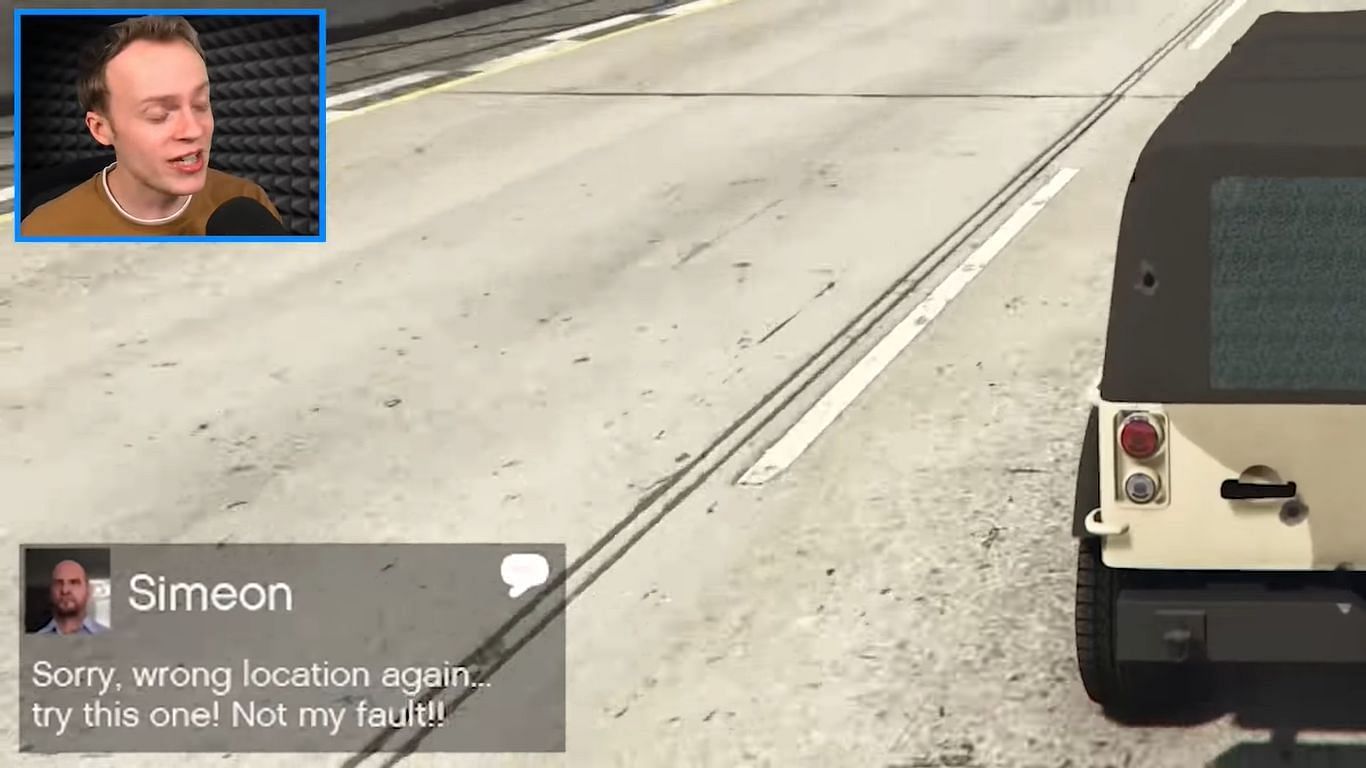 Simeon must be trying to get Franklin killed in GTA 5 using mods (Image via YouTube/@Nought)