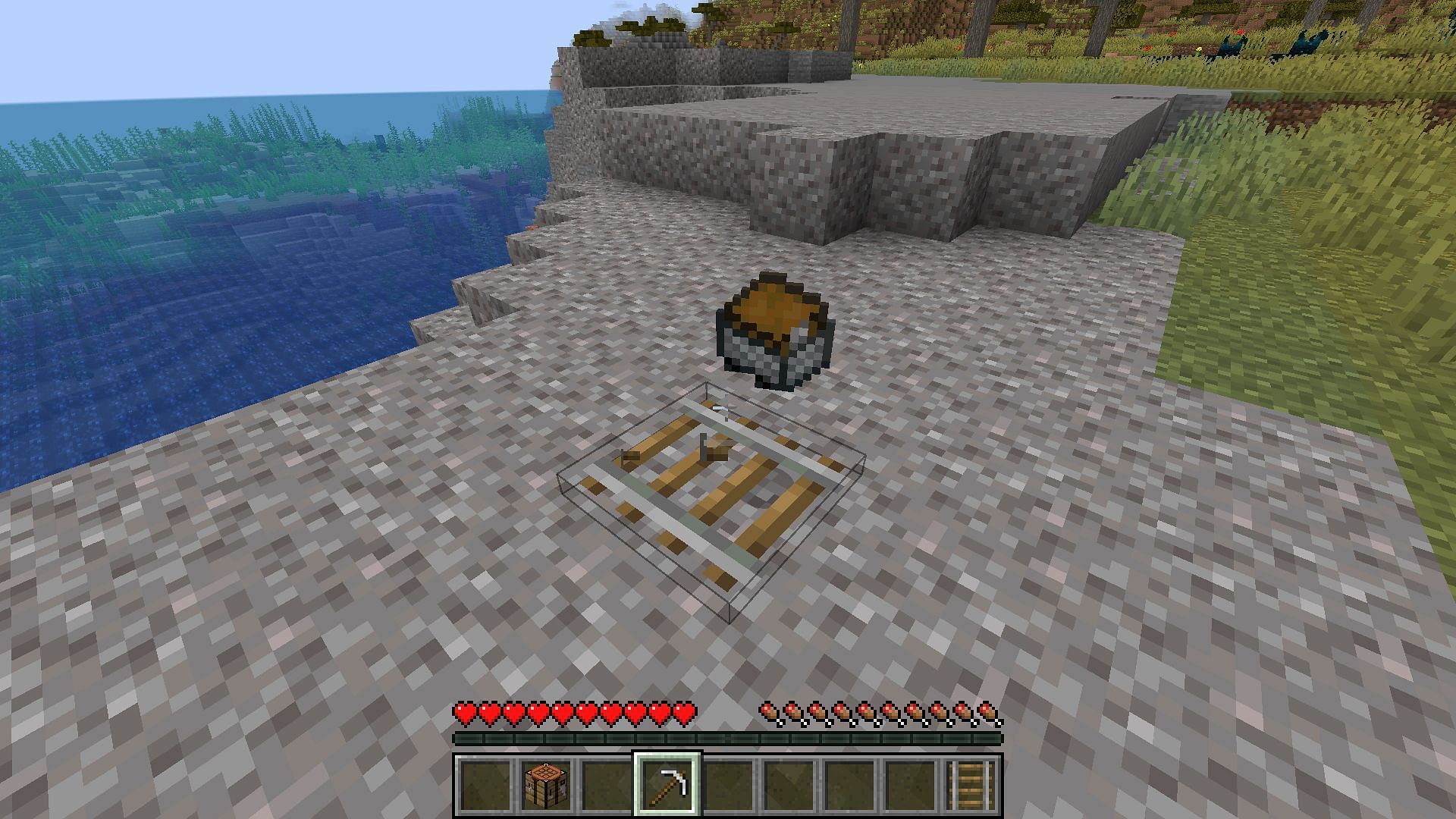 Minecart with any block now drops as a combined item (Image via Mojang)