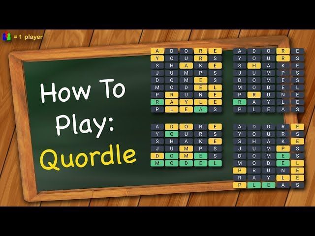 Quordle #94 answers for today Thursday, April 28