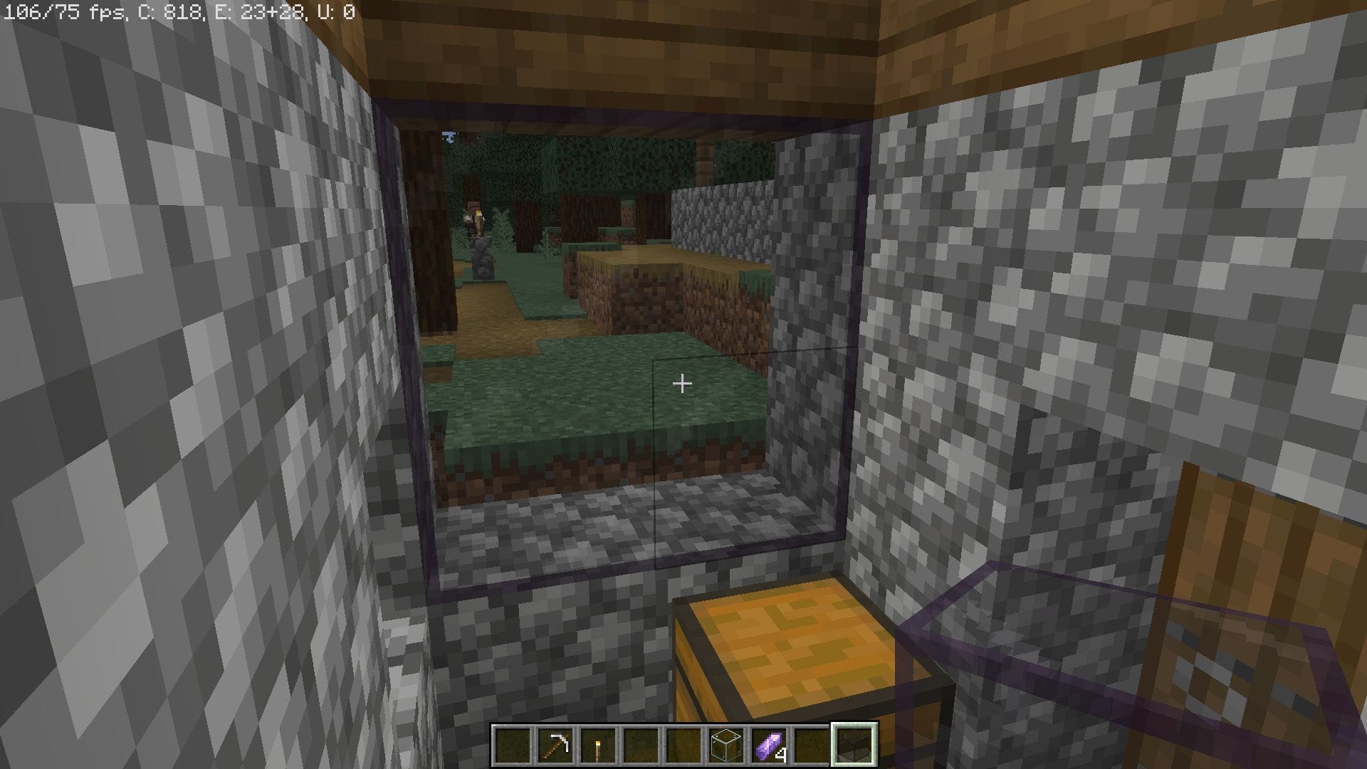 How craft and use tinted glass in Minecraft?