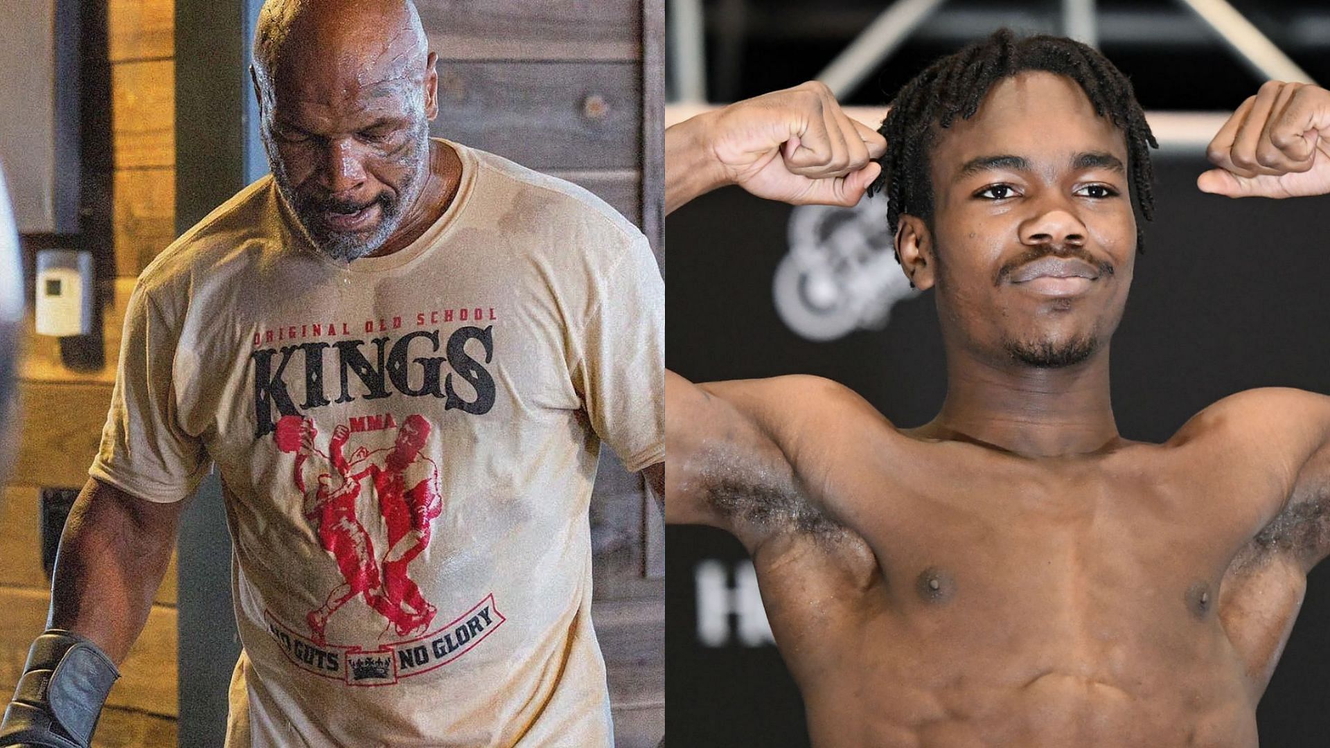 Boxing News Watch Mike Tyson Give Valuable Tips With Evander Holyfields Son