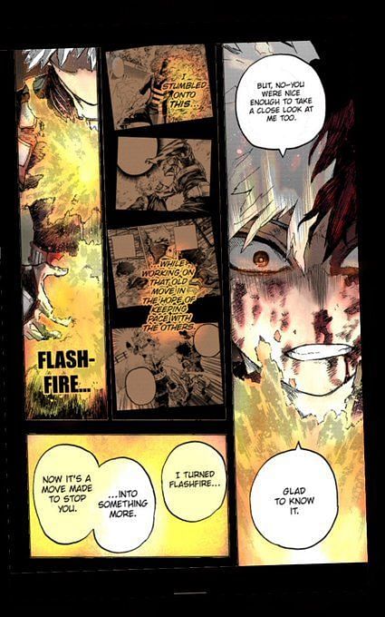 My Hero Academia chapter 351: Shoto and Dabi fight each other with ...