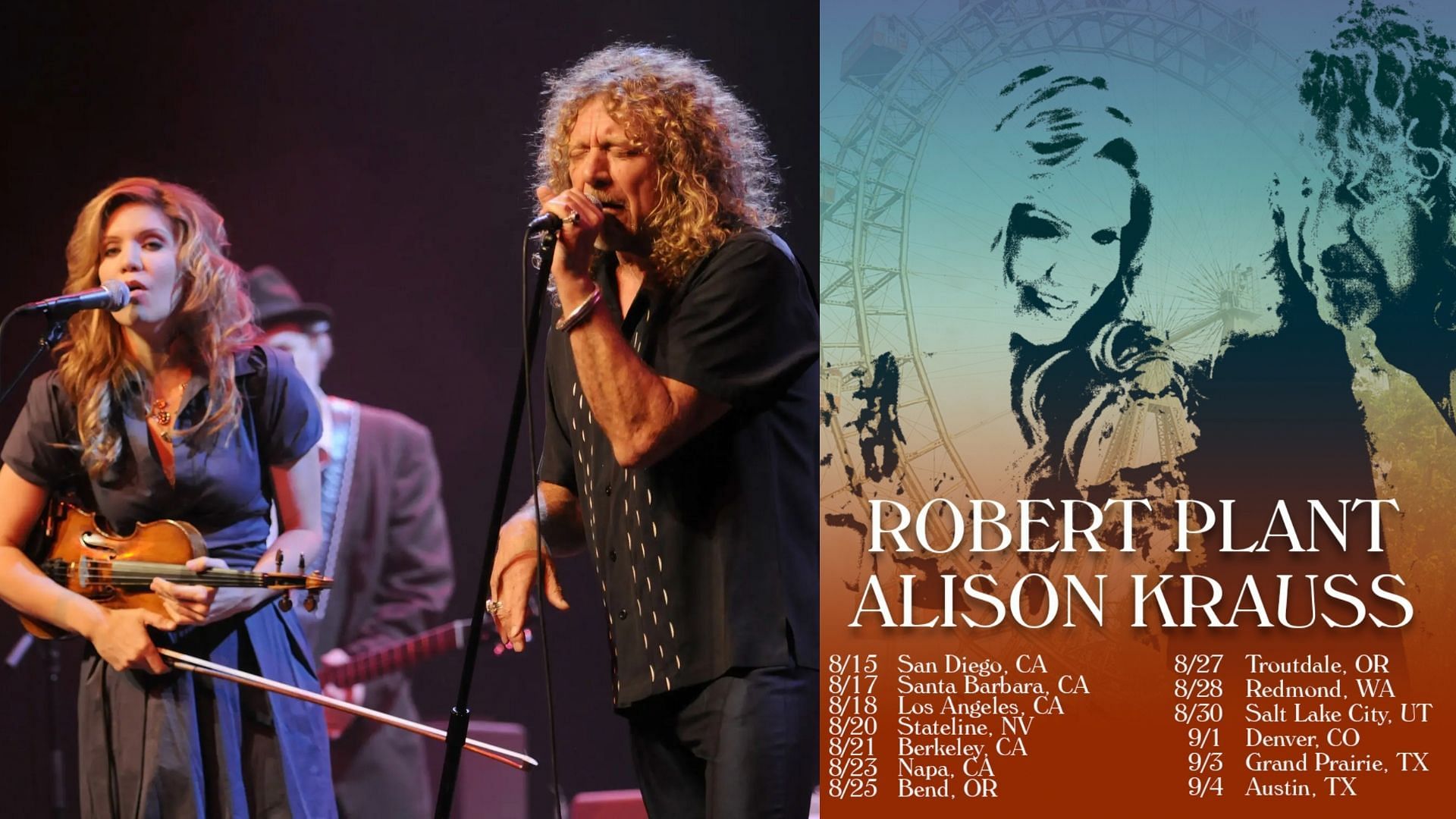 Robert Plant and Alison Krauss 2022 tour tickets Presale, where to buy