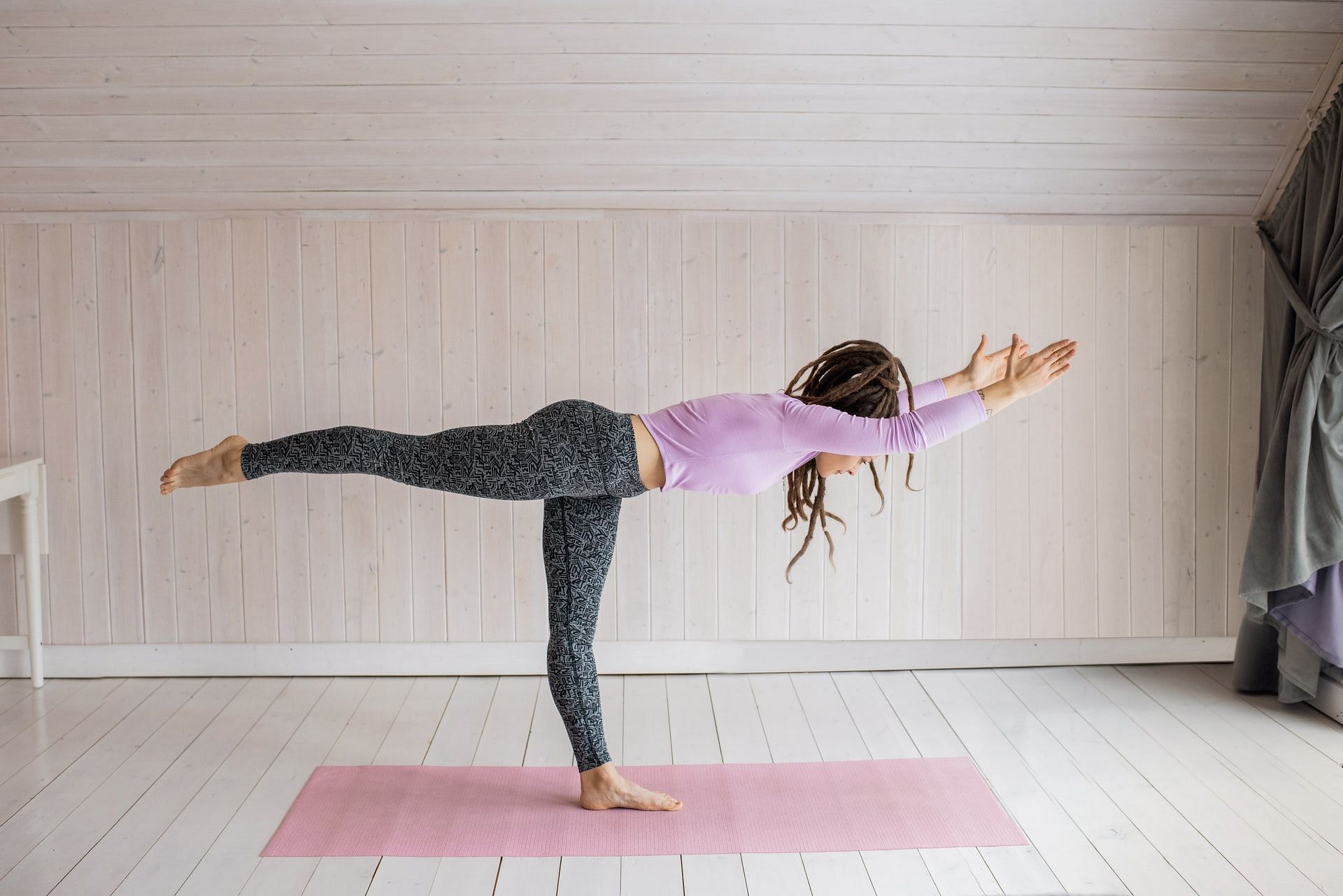 Yoga provides several health benefits.(Photo by Alexy Almond via pexels)