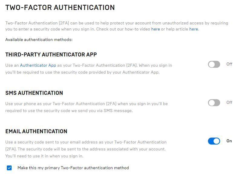 How To Enable 2fa Two Factor Authentication In Fortnite A Step By Step Guide With Images