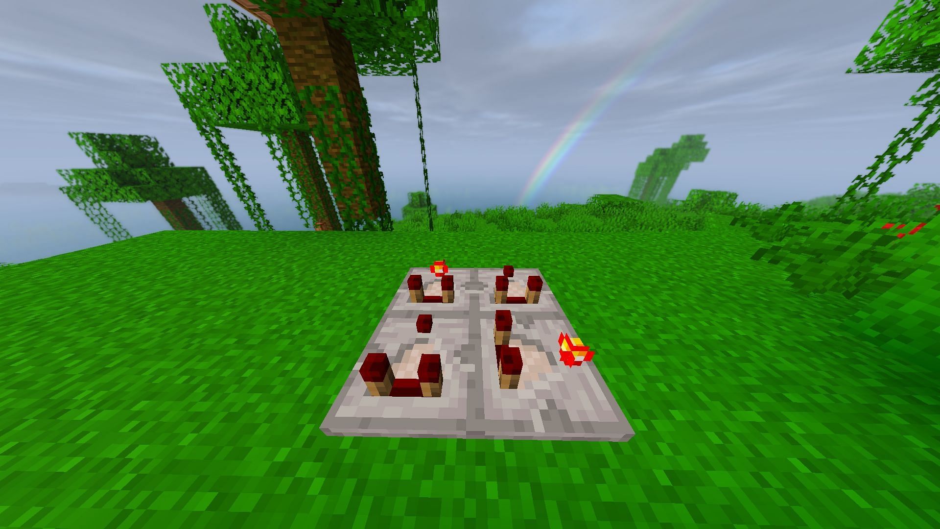 How to make a redstone comparator and how does it work in Minecraft