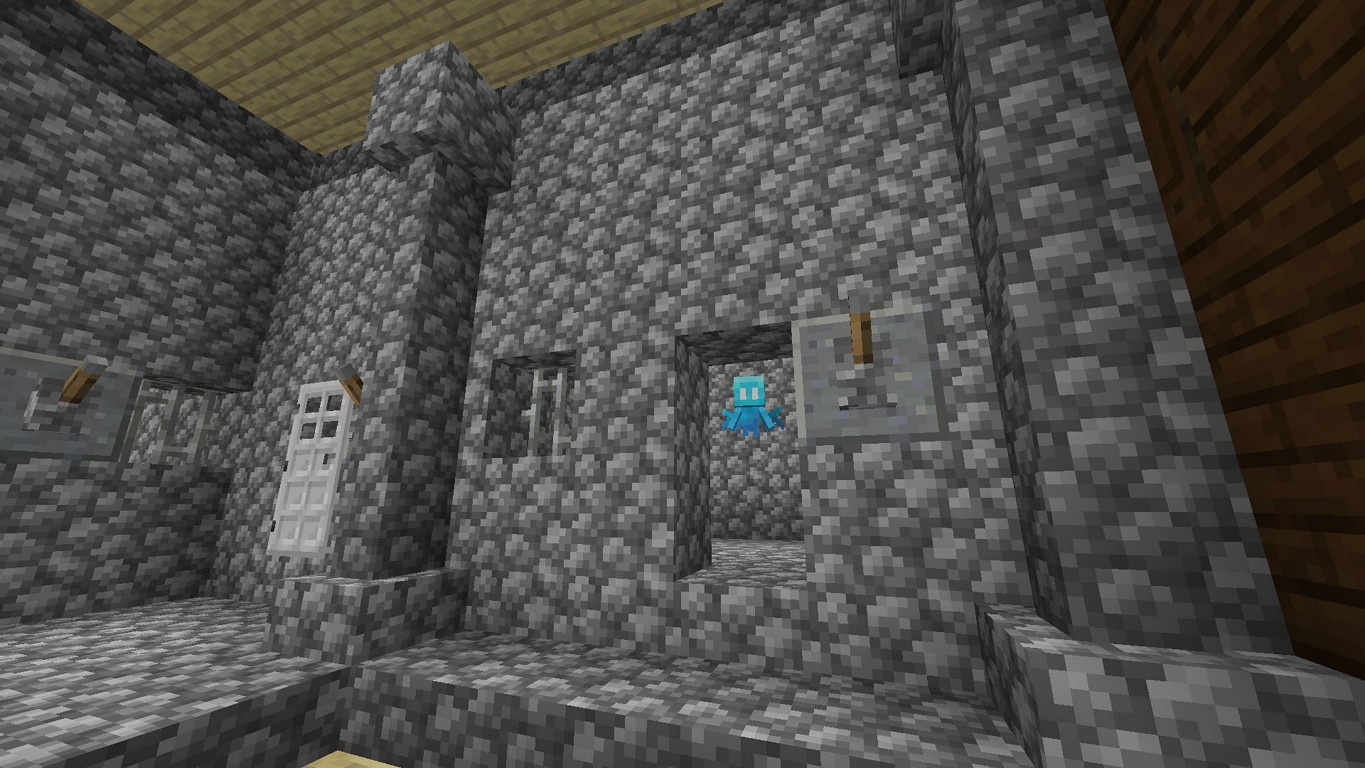The mob imprisoned in Woodland Mansion (Image via Minecraft)