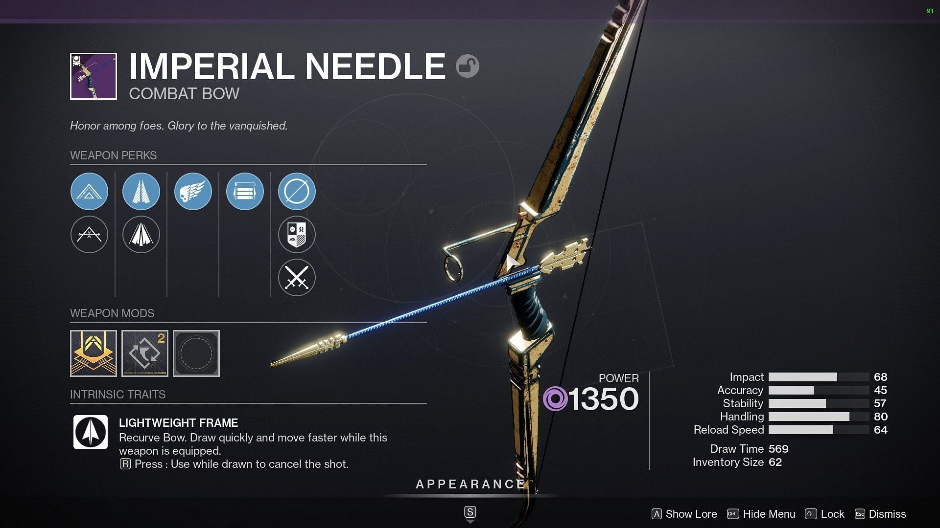 Imperial Needle (Image via Destiny 2)