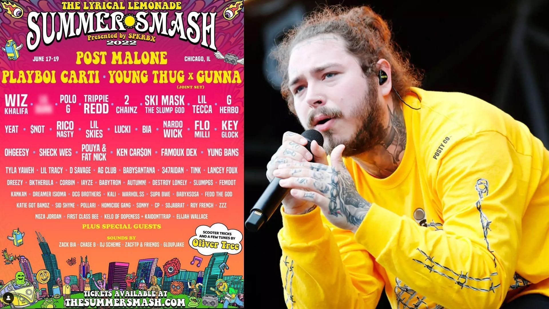 Lyrical Lemonade Summer Smash 2022 Lineup, tickets, where to buy