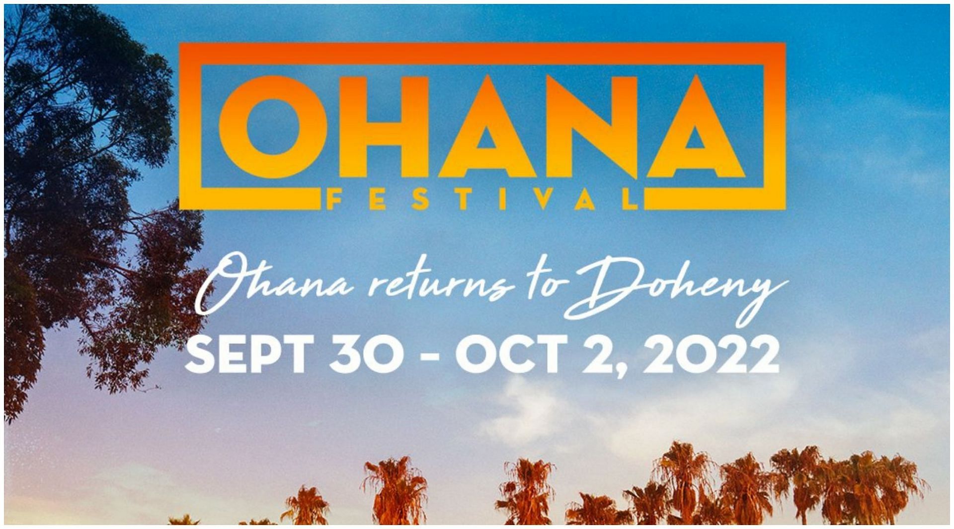 Ohana Festival 2022 Lineup, tickets, presale, where to buy, dates, and