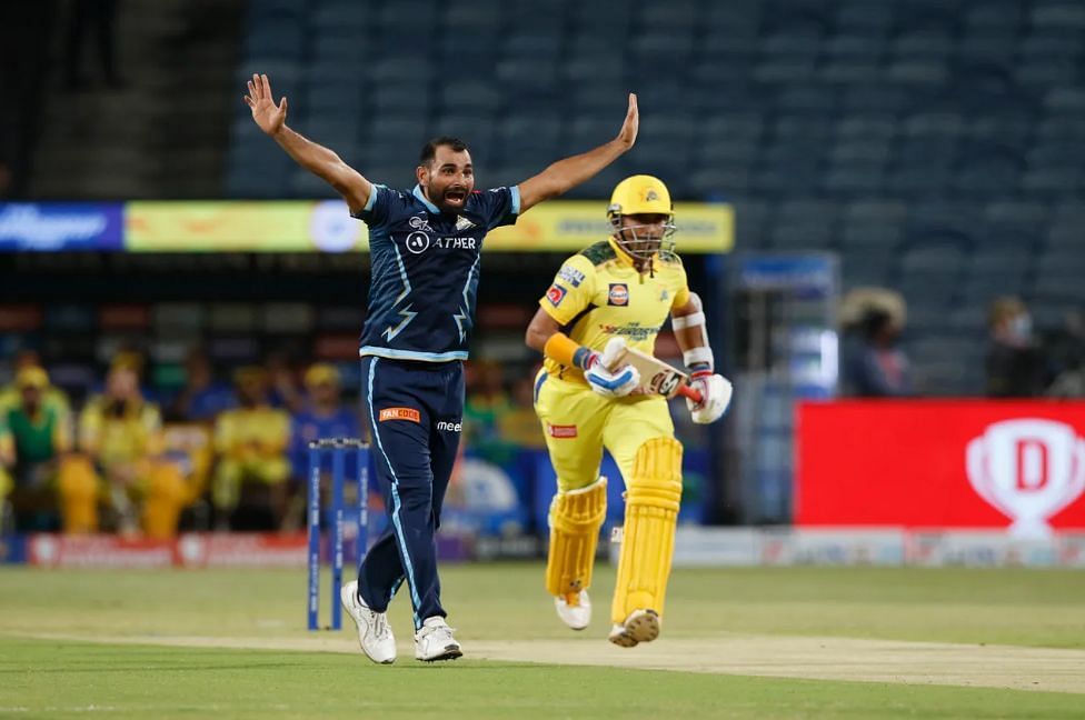 Mohammed Shami trapped Robin Uthappa plumb in front of the wickets [P/C: iplt20.com]