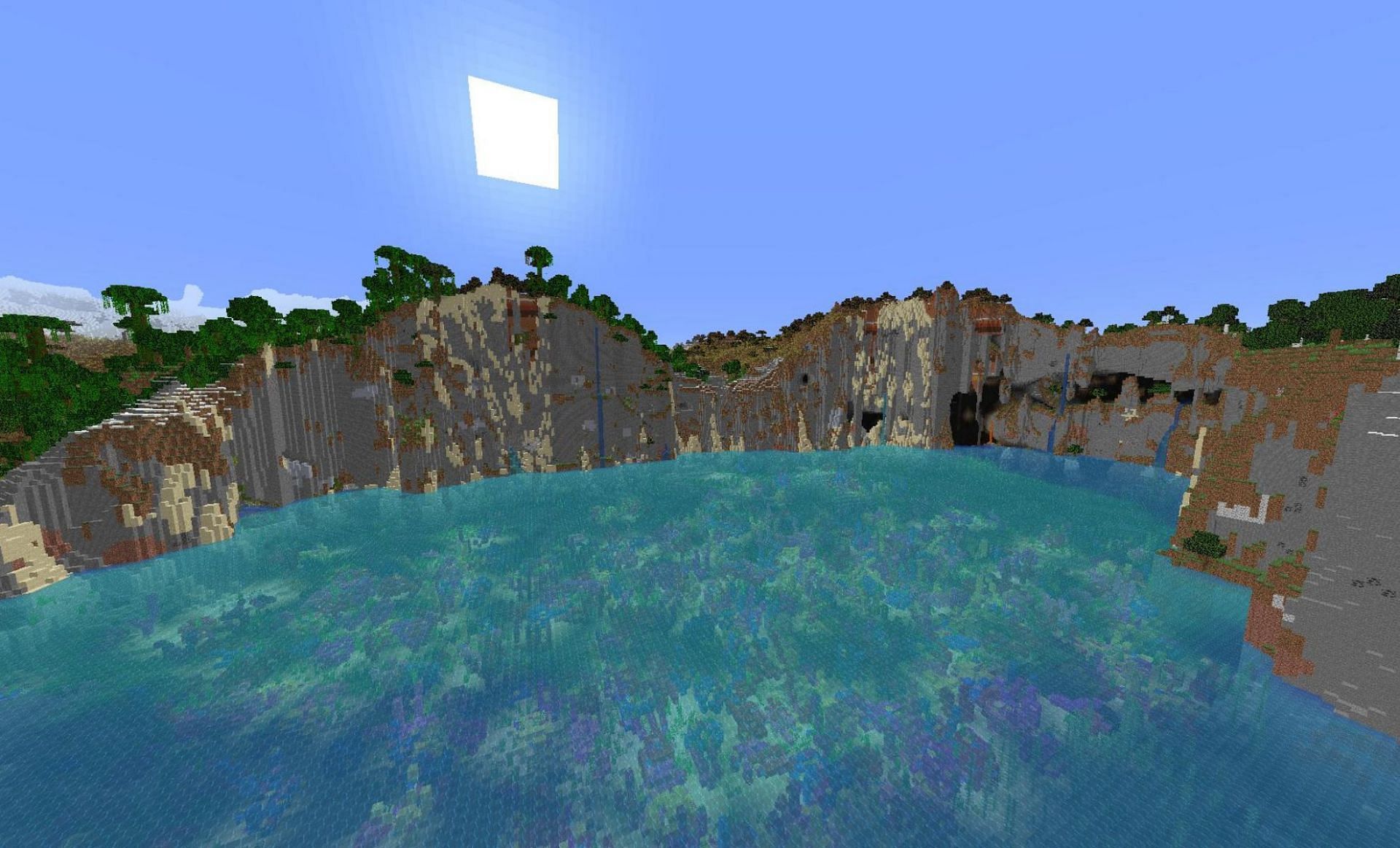 An example of sheer cliffs (Image via u/Matt_o_lantern on Reddit)