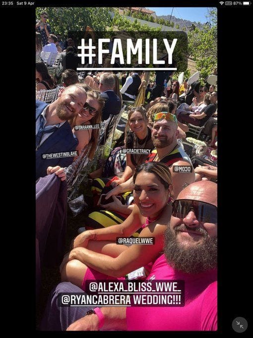 [Photo] Several current and former WWE Superstars attend Alexa Bliss