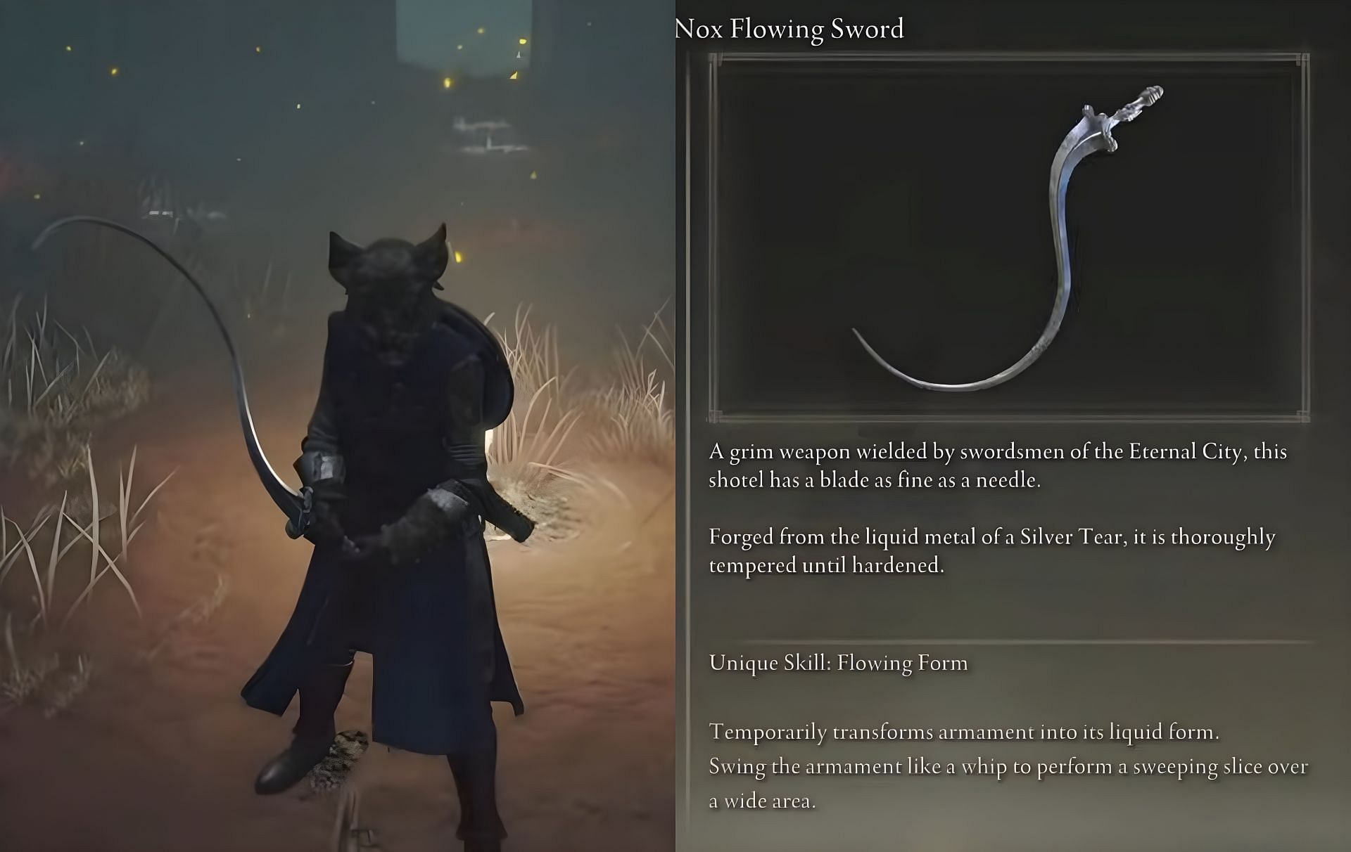 How to obtain the Nox Flowing Sword in Elden Ring