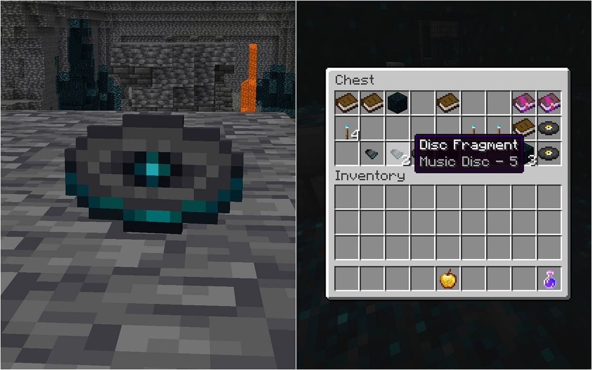 New music disc '5' and disc fragments in Minecraft snapshot 22w16b