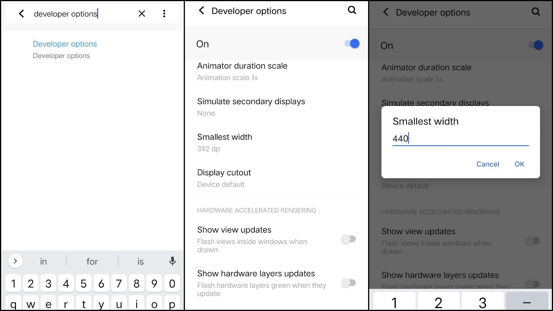 free fire dpi settings samsung