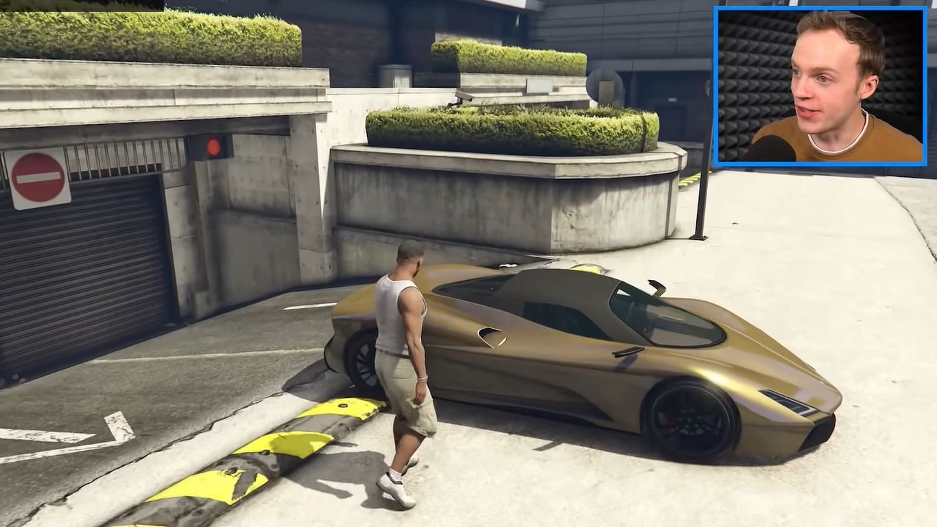 Finally un-impounded, the best supercar in the game (Image via YouTube/@Nought)