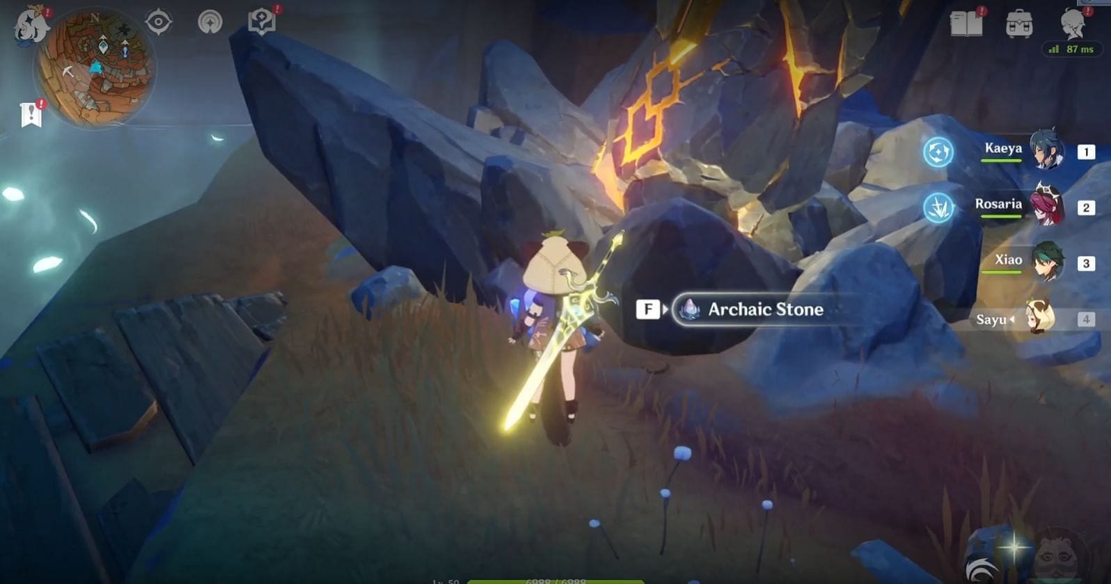 Genshin Impact Archaic Stone locations The Chasm World Quest guide