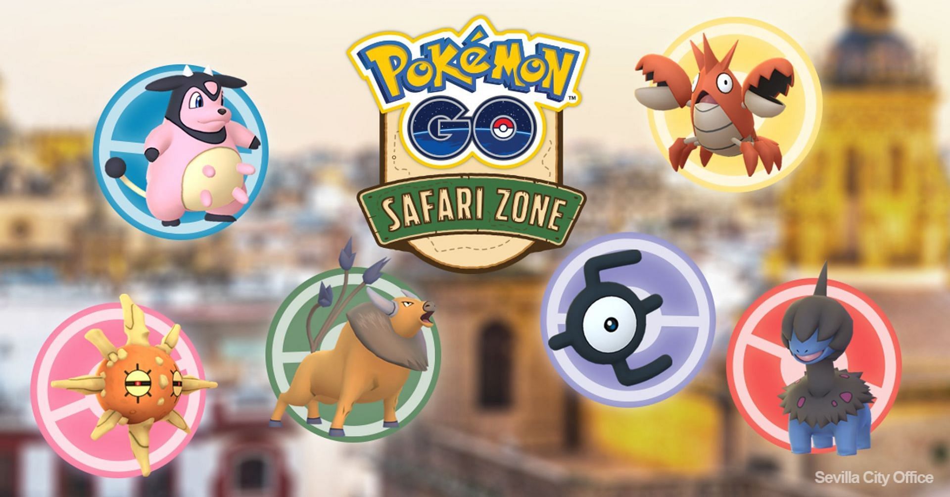 Official imagery for Pokemon GO&#039;s 2022 Safari Zone event (Image via Niantic)
