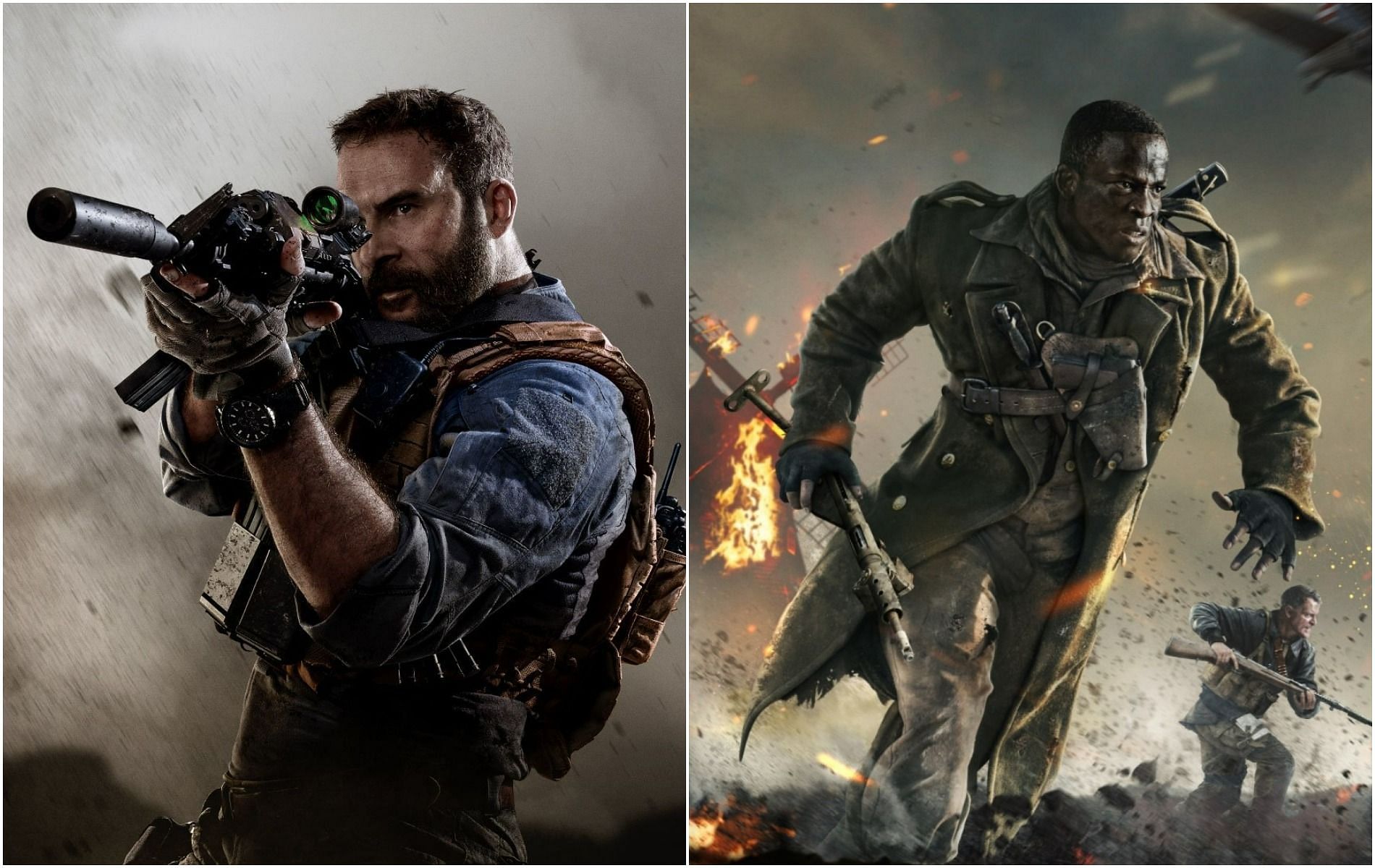 Call of Duty: Modern Warfare and Vanguard are two newer titles (Image via Activision)